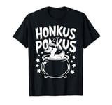 Honkus Ponkus Funny Duck Witch Halloween Magic T-Shirt