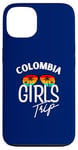 Coque pour iPhone 13 Colombia Girls Trip Travel Vacation Femmes Colombie