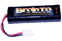 Bronto 7.2V 5000mAh SP NiMh Tamiya 140mm Lengde