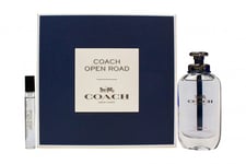 COACH OPEN ROAD GIFT SET 60ML EDT + 7.5ML EDT - MEN'S FOR HIM. NEW