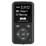 2X(DAB/DAB Digital Radio Bluetooth 4.0 Personal Pocket FM Portable Radio Earphon