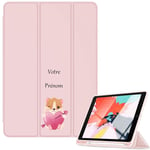 Housse Ipad Mini 6 Rose Avec Motif Hamster Et Coeur Personnalisee