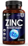 Zinc 50mg High Strength - 365 Zinc Tablets (6 Month Supply) High Strength Zinc Supplements Contributes Towards Immune Function and Maintenance of Healthy Bones, Vision, Hair, Nails and Skin - UK Made