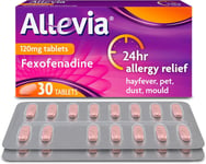 Allevia Hayfever Allergy Tablets, Prescription Strength 120 Mg Fexofenadine...