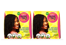 Ors Olive Oil Girls Soft Curls No Lye Texture Softening System ( Pack of 2 )