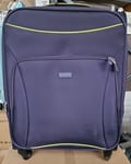 Antler Zeolite CX 4 Wheel Medium Expanding Suitcase 66cm TSA Lock 2.9kg Purple