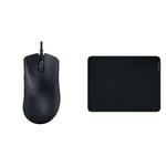 Razer DeathAdder V3 - Souris Gaming Esports Ergonomique Noir & Gigantus V2 Medium - Tapis de Souris Gaming Souple pour Un Style Rapide et Un Contrôle Optimal Noir