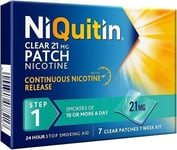 NiQuitin 21mg Step 1 - 7 Patches EXP: 2027