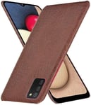 Case For Honor 50 Pro Case Pc+Leather Wrapped Protective Shell Antidrop Suitable For Honor 50 Pro Mobile Phone Protective Case.Brown