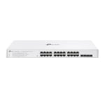 TP-Link Festa FS328G Commutateur Gigabit 24 Ports avec 4 emplacements SFP, Gestion Cloud, optimisation du réseau pour Entreprises, sécurité et Performance Stable