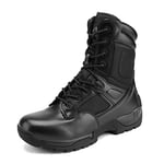 NORTIV 8 Bottes de Militaires Pour Hommes Durables et Respirantes Bottine de Combat Tactique Chaussures de Randonnée Antidérapante RESPONSE NOIR RESPONSE Taille 42