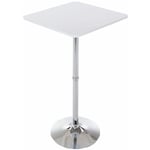 CLP - Mange debout / Table haute carrée 60x60 cm Blanc