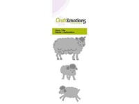 Sheep Lambs Fantasy Die Stencil Card Universal Embossing Cutting Machine 5x10cm