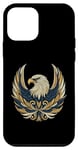 Coque pour iPhone 12 mini Emblème de l'aigle majestueux – Symbole de liberté et de force