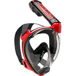 Cressi Duke Full Face Snorkel Dry Mask - Available in Standard Version or with Action Cam Holder, Adult Unisex