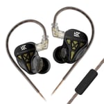 KZ-DQS hörlurar bas öronsnäckor in-ear monitor hörlurar sport brusreducerande HIFI headset ny ankomst hörlurar null - B 0.09