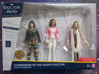 4th Doctor Who Companions of the Fourth Doctor 5" Figures B&M Romana Sarah Jane