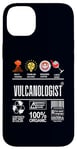 iPhone 14 Plus Vulcanologist Job Definition Skills Coffee Wine Sarcasm Case