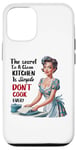 Coque pour iPhone 12/12 Pro Cooking Chef Kitchen Design Funny Don't Cook Ever Design
