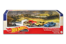 1:64 Hot Wheels Premium Jeu Pony Guerres Real Riders Challenger, MUSTANG,