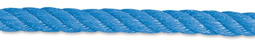 Chapuis FC12 Bobine de Corde en Polypropylène Torsadée 2T Ø 12 mm x 75 m Bleu