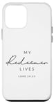 Coque pour iPhone 12 mini My Redeemer Lives Christian Men & Women That Love Jésus Joy