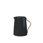 Stelton - Emma Termoskanna, Te 1 L, Black - Metall/Trä