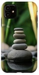 Coque pour iPhone 11 Zen Garden Stones Bambou Serenity Mindfulness