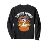 Honkus Ponkus Funny Duck Witch Halloween Magic Sweatshirt