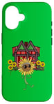 Coque pour iPhone 16 Hippie Tournesol Lumen Jardin Maison Nature Enfant