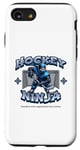 Coque pour iPhone SE (2020) / 7 / 8 Joueur ninja de hockey sur glace