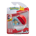 Pokemon - Clip 'N' Go Squirtle w/ Poké Ball - Brand New