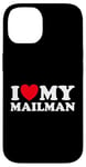 Coque pour iPhone 14 Love Mail Man Funny Support, livreur postal, travailleur, fan