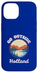 Coque pour iPhone 14 Vacances de voyage en Hollande