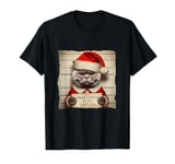 British Shorthair Cat Lover Christmas Santa Family Holiday T-Shirt