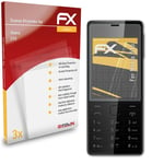 atFoliX 3x Film Protection d'écran pour Nokia 515 mat&antichoc