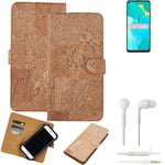 FOR Huawei Honor 30S SMARTPHONE CASE COVER WALLETCASE CORK