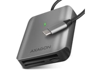 Axagon Cre-S3c, Mmc, Mmc Mobile, Microsd (Transflash), Microsdhc, Microsdxc, Minisd, Minisdhc, Rs-Mmc, Sd, Sdhc,..., Grå, 312 Mbit/S, Aluminium, Windows 11 / 10 / 8.1 / 8 / 7 (32-Bit, 64-Bit) Windows Server 2016 / 2012 / 2008 (32-Bit, 64-Bit)..., Fc