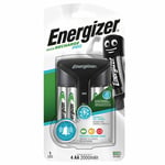 Energizer Pro Chargeur pour AAA Et Aa Nimh + 4 Aa 2000 MAH Piles Rechargeable