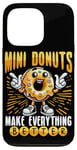 Coque pour iPhone 13 Pro Mini beignets pour tout faire mieux. Mini beignets