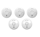 3 x FireAngel SW1-PF-T Mains Optical Smoke Alarms+ 2 x HW1-PF-T Mains Heat Alarm