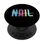 Nail Technician Manicurist Pedicure Nail Polish Nail Artist PopSockets PopGrip Interchangeable