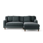 Habitat Swift Right Hand Corner Sofa - Charcoal Dark Leg 3 Seater