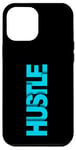 Coque pour iPhone 12 Pro Max Bleu Get Your Hustle Up Blue Color Graphic