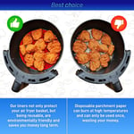 (2x20cm/7.9in Red 2x20cm/7.9in Black)4PCS Round Air Fryer Mat High NAU