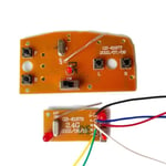 taille unique - Circuit de télécommande de voiture RC, émetteur et récepteur PCB, pièce de carte avec antenne