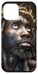 Coque pour iPhone 12 mini Jésus Noir, Christianisme, Église, Christ, Jésus