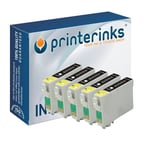 5 x  603XL Black T03A1 Non OEM Ink For Epson XP-2100 XP-2105 XP-3105 XP-4105