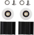 Roue de porte de serre Halls Kits de remplacement de roue de porte antid¿¿rapants de 22 mm Roue l¿¿g¿¿re anti-age