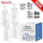 4 X Water Filter Cartridges for Sage Barista Espresso Coffee Machine Claro Swiss